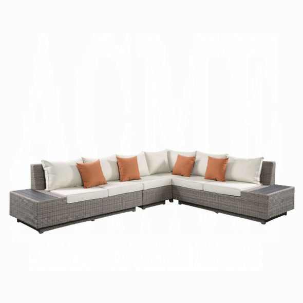 Salena Patio L shape Sofa & Ottoman