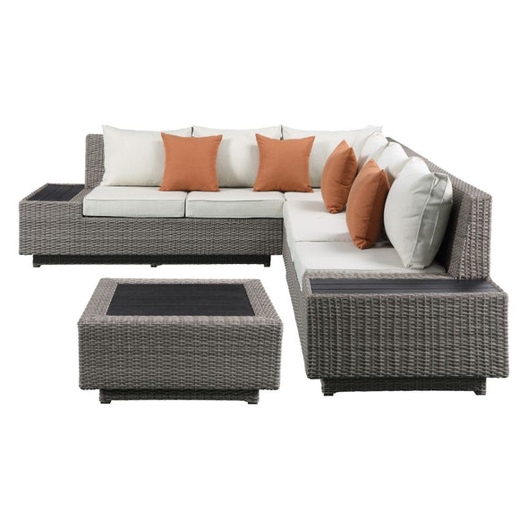 Salena Patio L shape Sofa & Ottoman