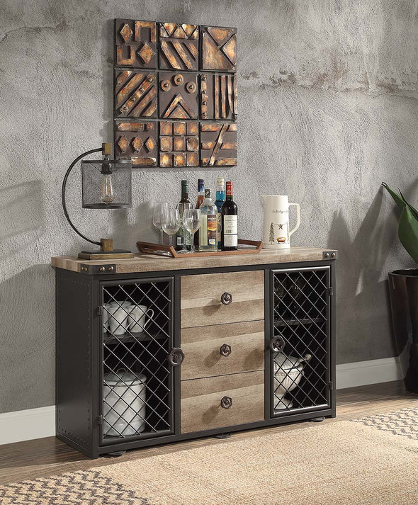 EDINA -TABLE SET/ SERVER/ WINE RACK
