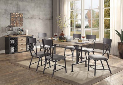 EDINA -TABLE SET/ SERVER/ WINE RACK
