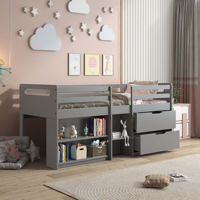 BED - FABIANA TWIN LOFT BED