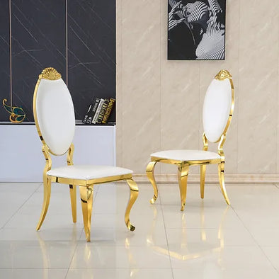 DINING CHAIR GOLD FRAME