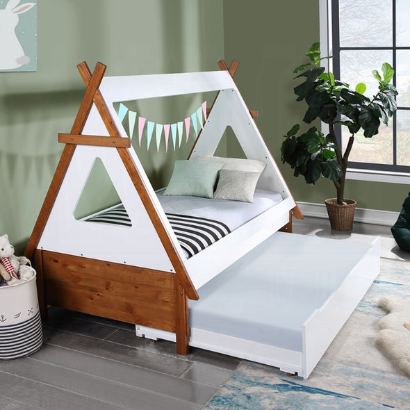 BED - LOREEN TWIN BED WITH TRUNDLE