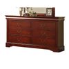 LOUIS PHILIPPE III DRESSER AND MIRROR