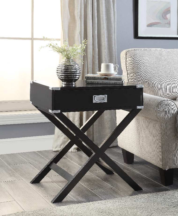 Xavier BLACK X-Base End Table